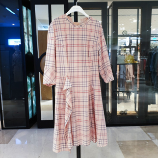 DES 韩国OLIVE OLIVE 英伦风格 O3831 夏季 子荷叶花边连衣裙OW9M 款