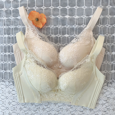 香蜜闺秀25112069蕾丝内衣女2025新款小胸聚拢软支撑防下垂文胸罩