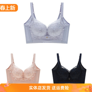 香蜜闺秀厚款薄款记忆钢圈311221345ABC杯塑形蕾丝文胸调整外扩