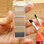 唯魅秀六色眉粉盘防水防汗不脱色眼线卧蚕三合一化妆师专用舞台妆