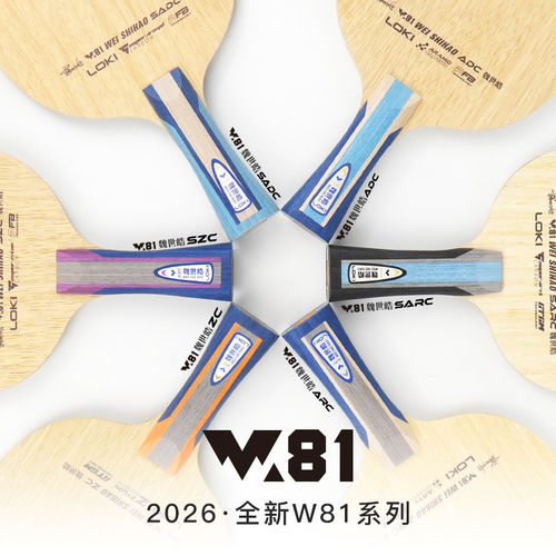 LOKI魏世皓W81碳纤维乒乓底板