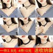 饰品颈带ins项链女潮网红脖颈链 脖子装 2022年新款 锁骨链颈链短款