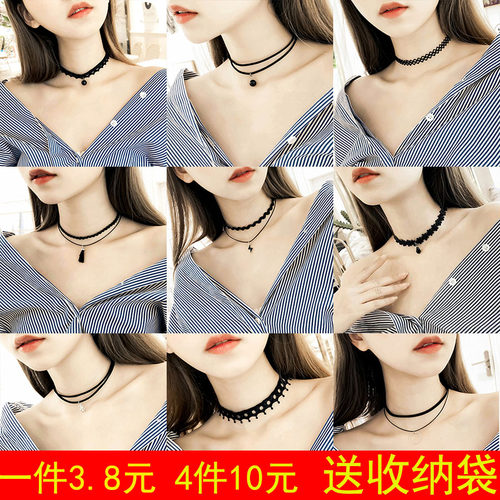锁骨链女短款装饰品脖颈链