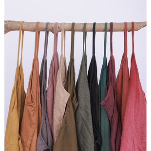 A类全棉 炒色做旧植物染吊带背心 回弹好不起球 荼 慢慢变蓝原创