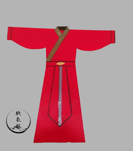 子仙袍神仙衣服通用款 新款 手工制作仙衣道袍偏襟长袍带口袋带裤