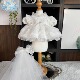 20cm棉花娃衣毛绒公仔mokoko婚纱礼服星黛露着替公主裙拉布布裙子