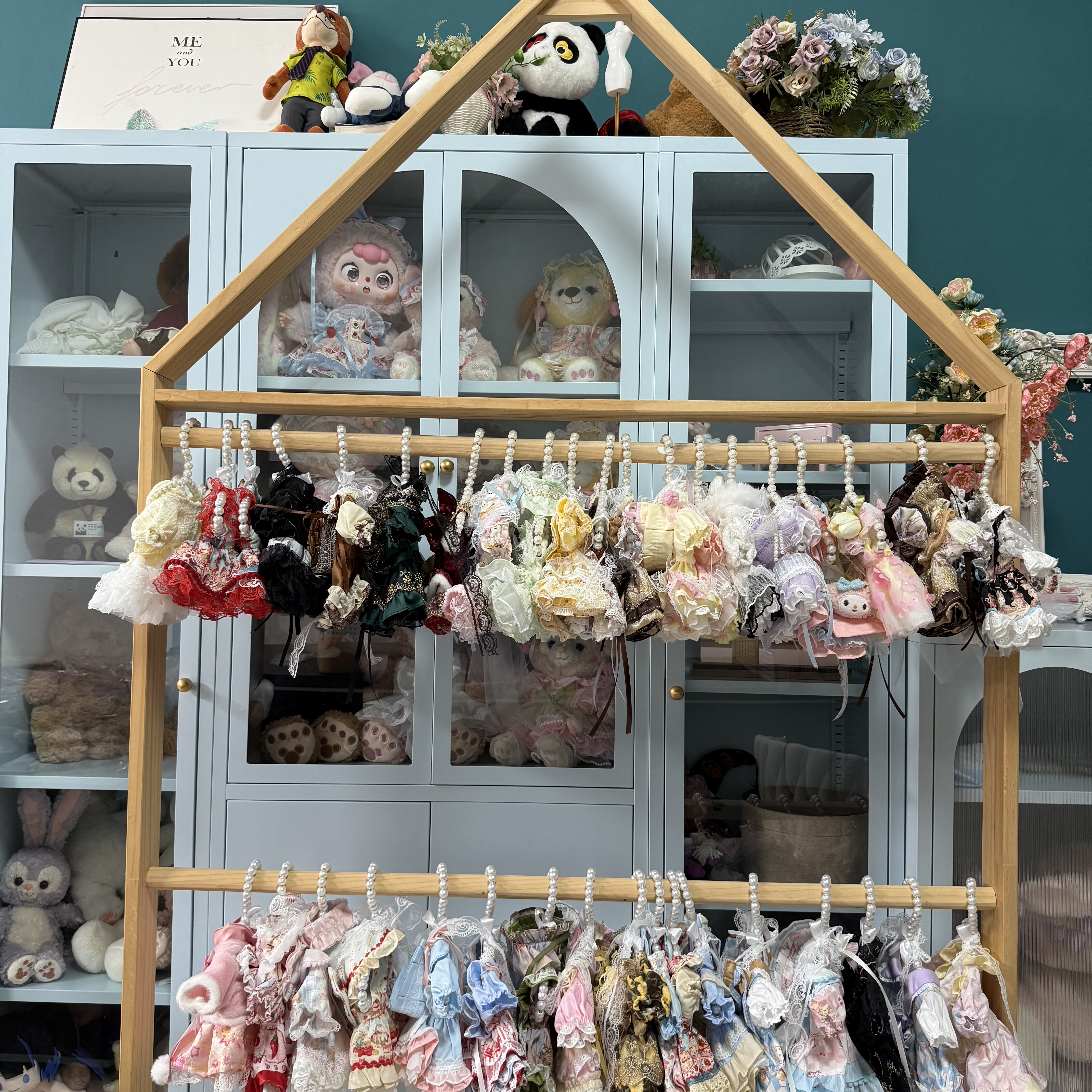 DANI高度手工娃衣定制毛绒玩具裙