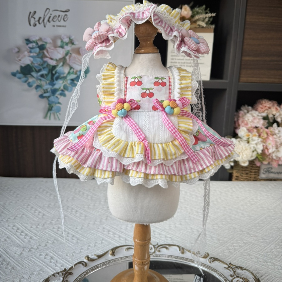 DANI高定手工娃衣定制棉花娃娃裙