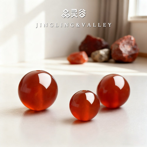 天然红玛瑙散珠圆珠隔珠顶珠佛珠半成品手工DIY手串饰品配件单珠