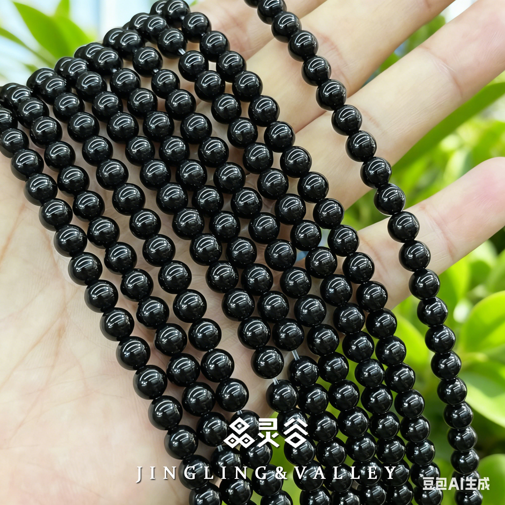 天然黑玛瑙半成品圆珠子散珠DIY水晶饰品配件手工手链串珠材料包,珠宝/钻石/翡翠,DIY配件,淘宝优惠券,粉丝福利购,淘宝优惠卷