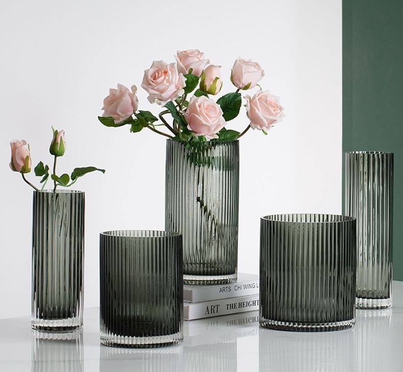 北欧创意简约玻璃花瓶摆件客厅插花餐桌面干花水培养大号装饰摆设,家居饰品,花瓶,淘宝优惠券,粉丝福利购,淘宝优惠卷