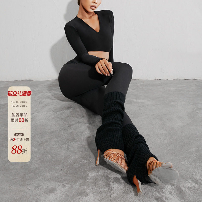 ZYM【暖心】袜子短款拉丁舞配件舞蹈专用袜套百搭很舒服WT