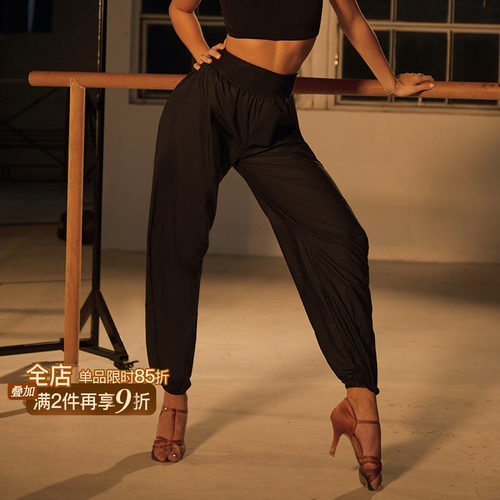 ZYM【移动桑拿】裤子高腰爆汗减肥裤拉丁舞练功服锁温涂银腰25098