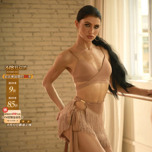 ZYM【升温】上衣吊带设计感拉丁舞练功服女后背绑带可调节26030