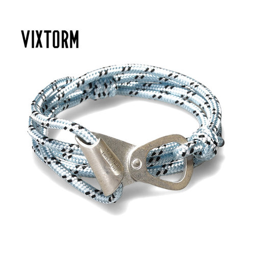 vixtorm925纯银拉环手链可乐盖