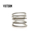 Coil 990足银戒指 原创设计师 VIXTORM 纯手工制作简约 多圈指环