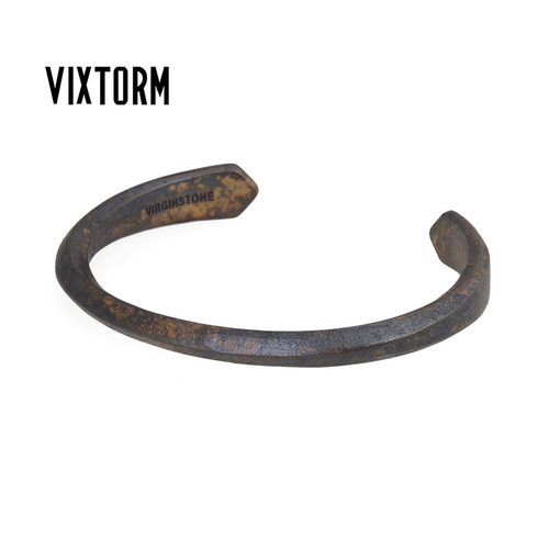 VIXTORM正品哥特风做旧铜手镯
