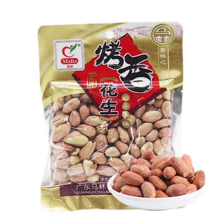 马林烤香花生130g袋装广东马林食品
