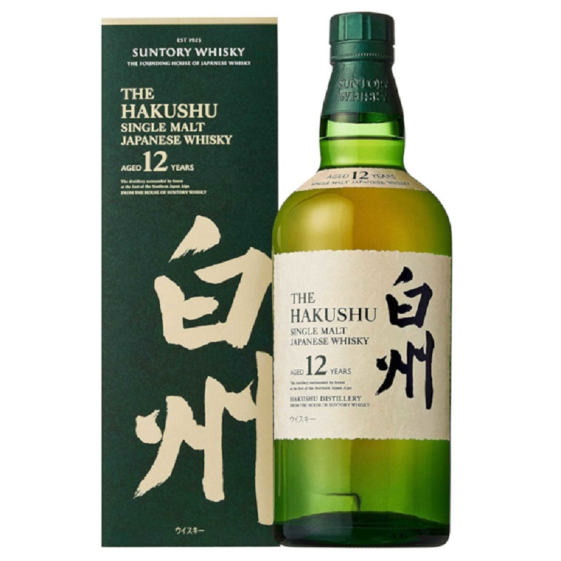 正品# 日本SUNTORY三得利 白州12年单一麦芽威士忌洋酒 700ml