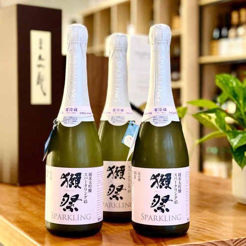 日本进口獭祭45发泡浊酒烧酒清酒