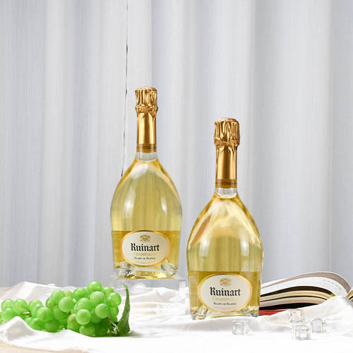 法国进口Ruinart Champagne汇雅白中白干型起泡香槟葡萄酒750ml