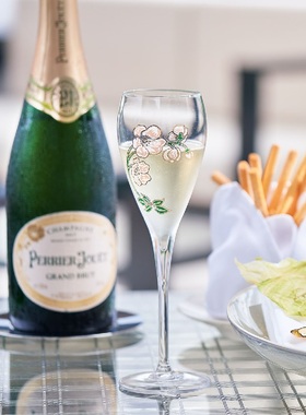 巴黎之花香槟杯 美丽时光起泡葡萄酒高档酒水晶红酒杯无铅高脚杯
