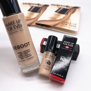 makeupforever玫珂菲reboot赋活焕彩粉底液熬夜持久水润小样 包邮