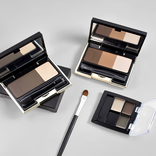 suqqu苏酷眉粉小样三色眉粉01苔绿色墨绿色02咖啡茶棕色免费试用