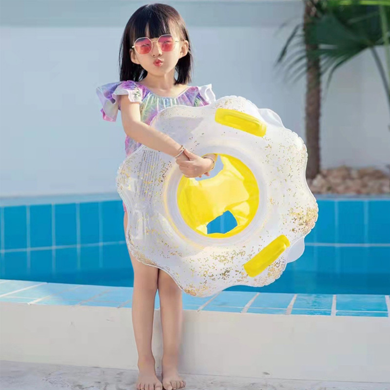 FNL游泳圈兒童加厚可愛ins亮片