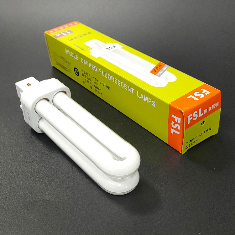 FSL单端荧光灯管11W三基色节能灯6500K白光YDN11-2U.RR插拔管光源,电子元器件市场,电子管,淘宝优惠券,粉丝福利购,淘宝优惠卷