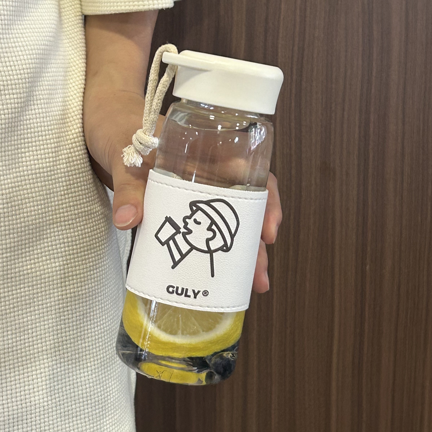 小清新玻璃杯女生高颜值可爱便携高硼硅咖啡杯随身隔热迷你水杯子