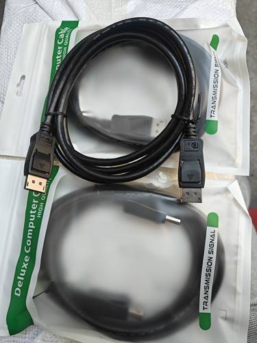 惠普原装dp线1.4全铜8k显示器连接线带卡扣4K165hz电脑高清 1.8米