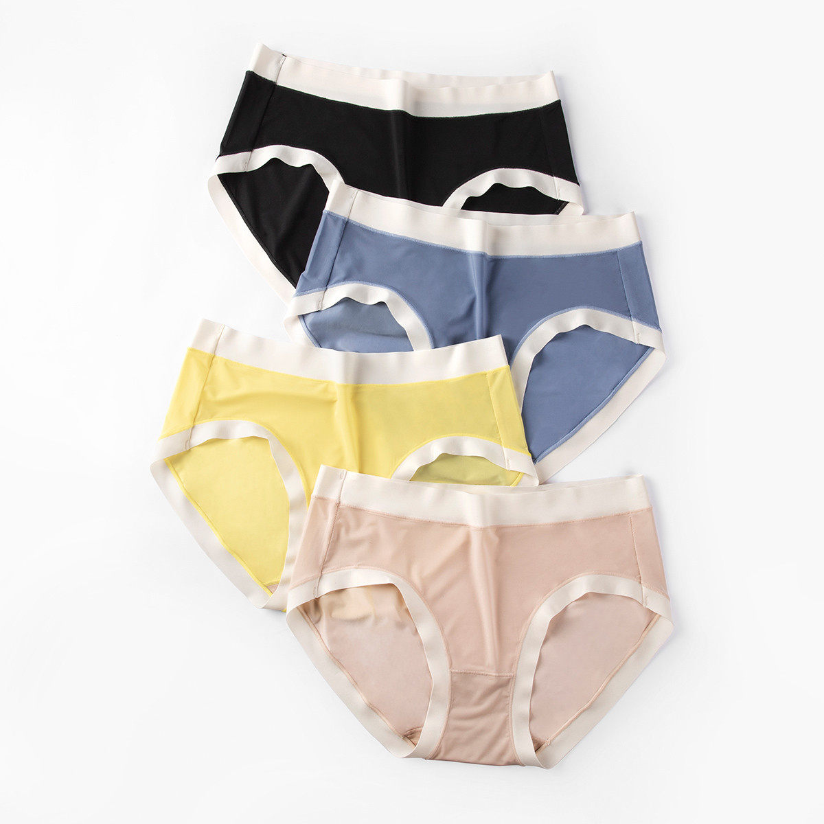 BWELL女士三角裤内裤透气轻柔高弹超薄冰丝内裤BWK7133