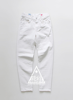 EDWIN WANDERLUST SUMIRE BOY FRIEND 女 日本产白色牛仔裤_熊组