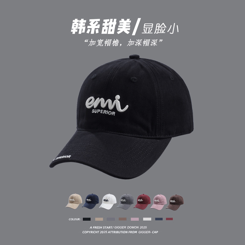 韩系甜美风鸭舌帽女时尚潮流字母棒球帽大头围男休闲软顶遮阳帽潮,服饰配件/皮带/帽子/围巾,帽子,淘宝优惠券,粉丝福利购,淘宝优惠卷