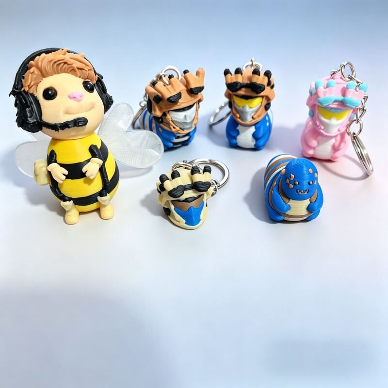 三角洲行动威虫摆件3D打印游戏周边挂件摆件威龙恶搞玩具模型礼物图片