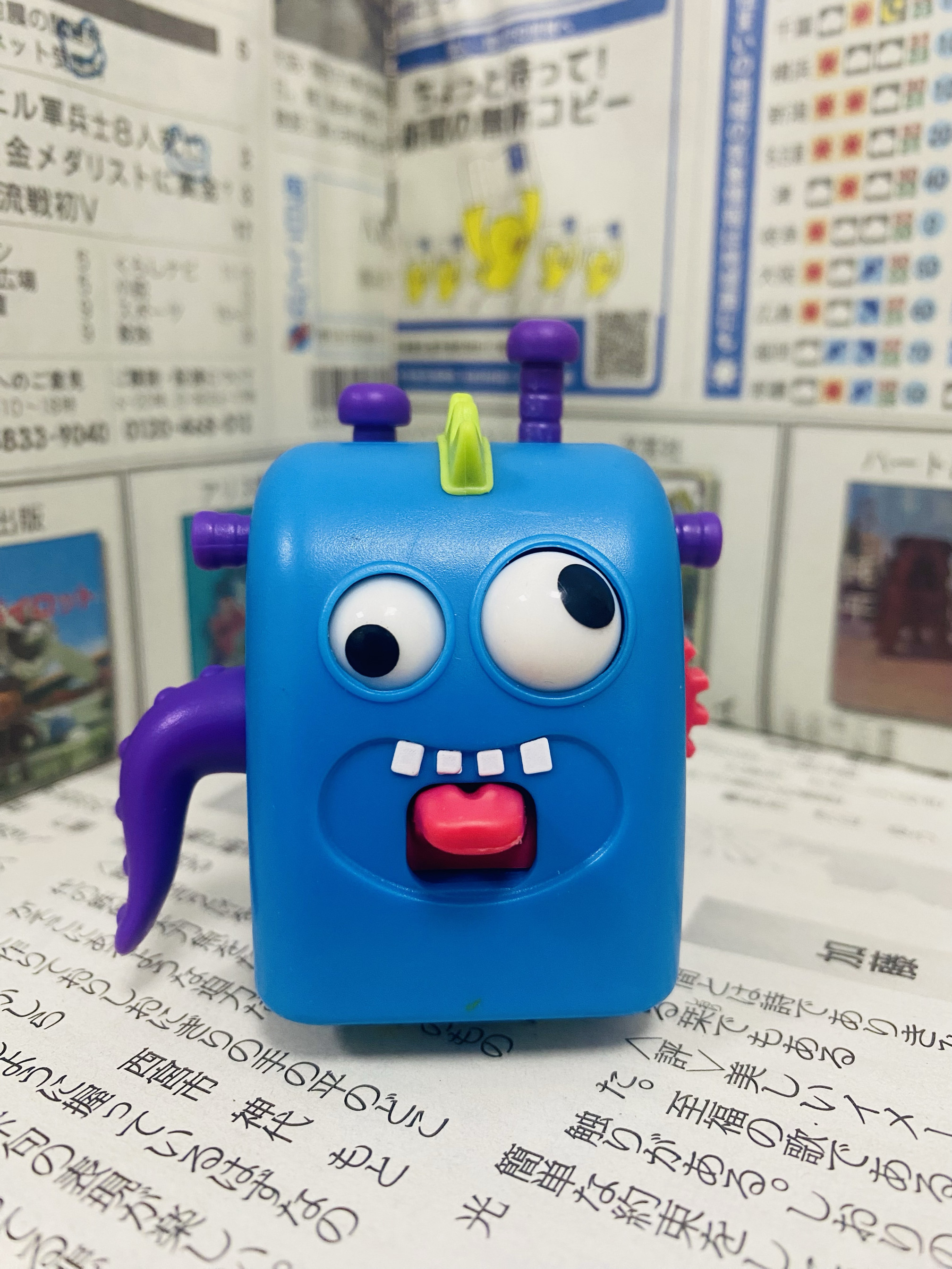 出口原单Fidget Monster解压创意小怪物机关玩偶解压小怪兽