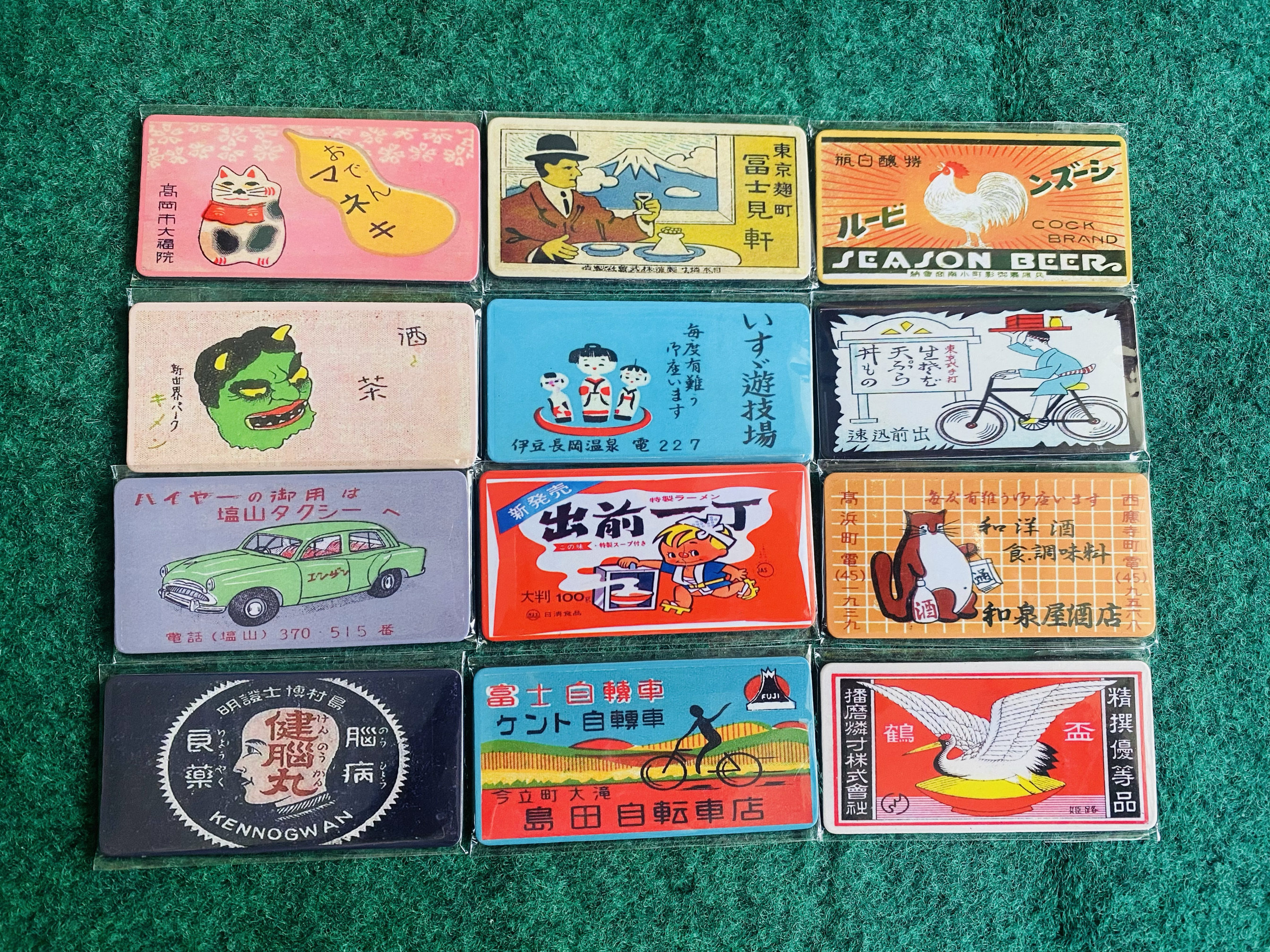 新品！出口外贸日本复古怀旧昭和文化创意冰箱贴