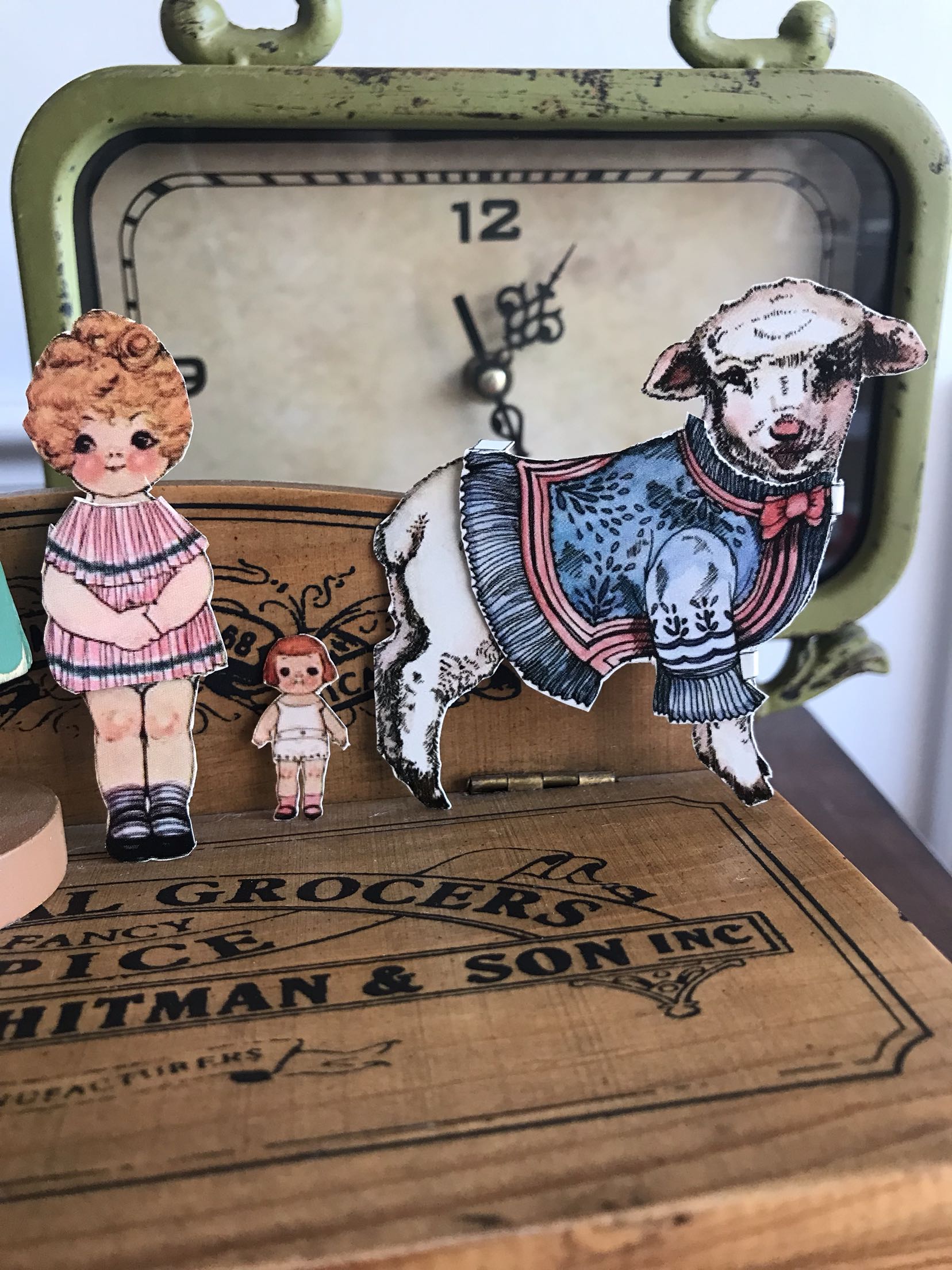 大儿童解压玩具古董几小动物手工