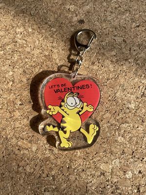 出口加菲猫情人节双面图案挂件