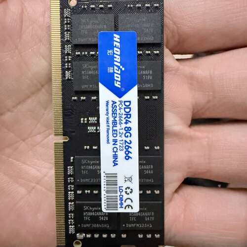 维修宏想HEORIADY DDR4 8G 2666MHz记本内议价