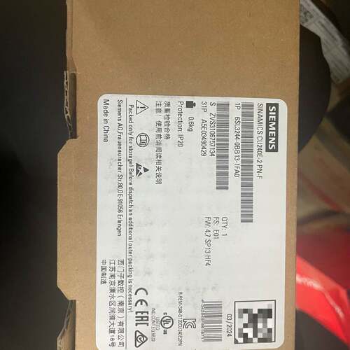 可议价SINAMICS CU240E-2 PN-F西门子G120变