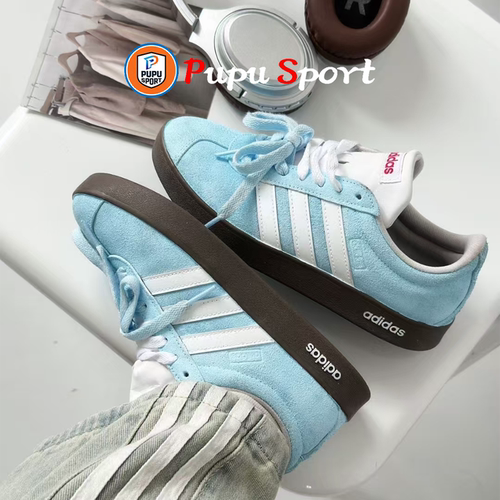【定制球鞋】adidas neo VL Court 2.0 海盐奶盖 adidas
