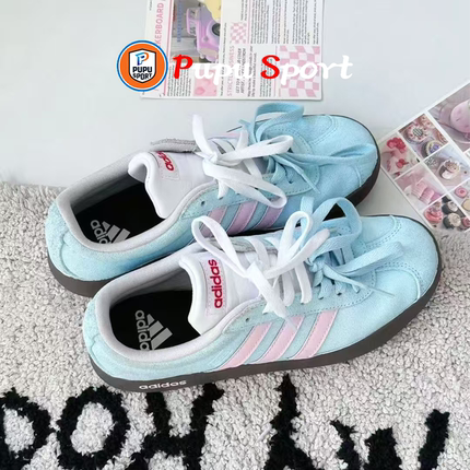 【定制球鞋】adidas neo VL Court 2.0 冰雾桃桃 adidas