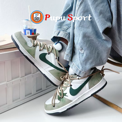 【定制球鞋】Nike Big 青竹林 时尚百搭 休闲潮流 耐磨低帮