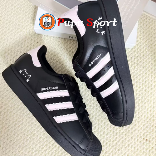定制球鞋 adidas originals Superstar 2 甜酷奶喵 韩系 板鞋女