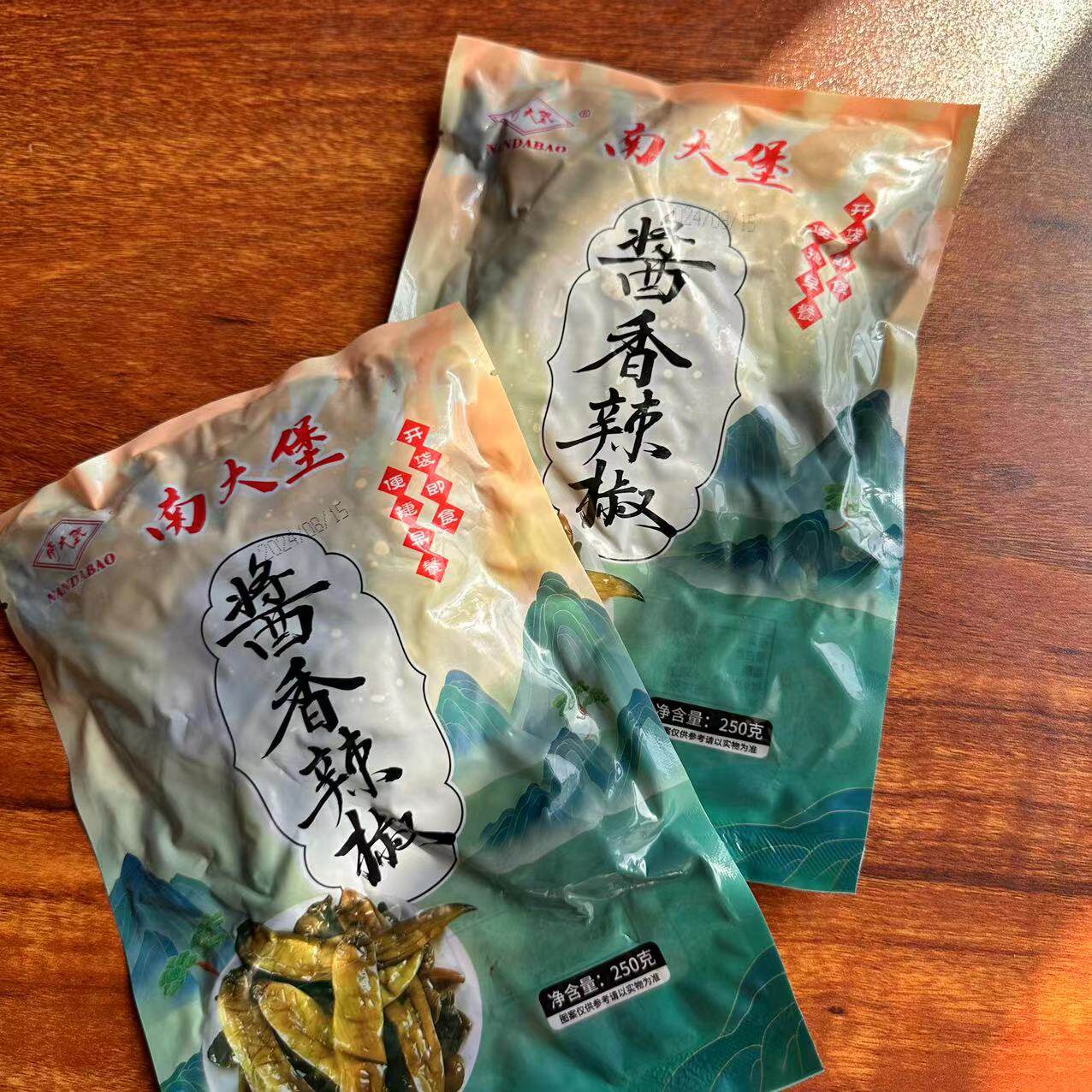 南大堡 酱菜老坛酱香辣椒咸菜下饭菜酱油泡菜泡椒袋装即食微辣
