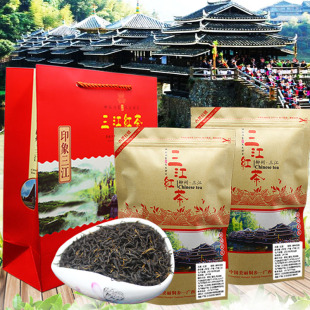 三江乌牛早红茶广西柳州特产三江红茶布央茶浓香高山功夫金骏眉茶