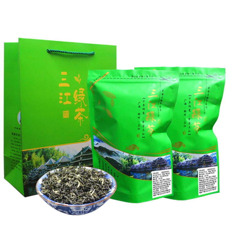 侗乡三江布央高山绿茶新茶明清嫩芽三江绿茶本地茶 厂家直销 500g