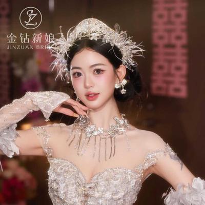 新娘头饰皇冠重工秀禾发饰